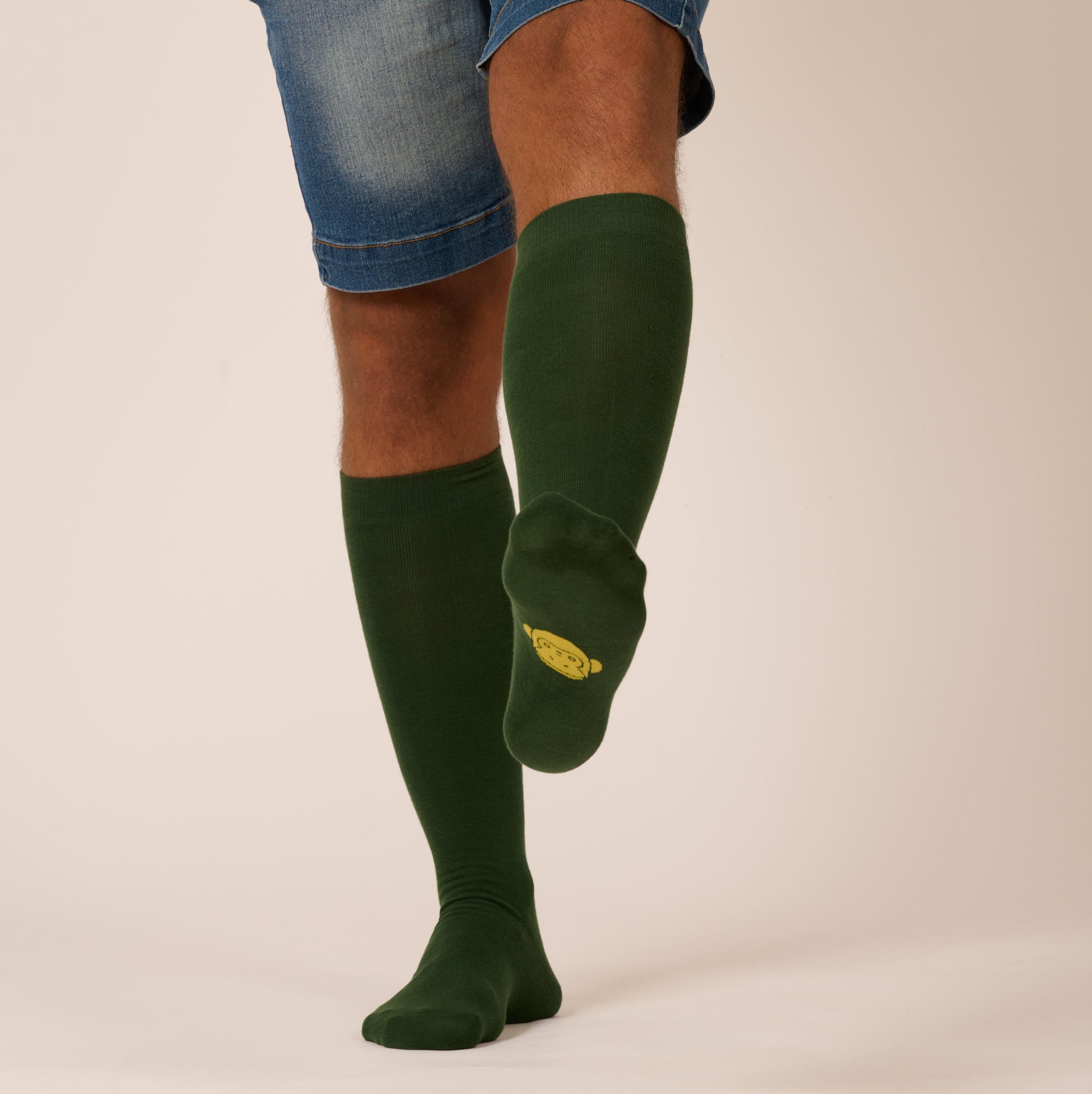 Calzino Verde Bottiglia Lungo