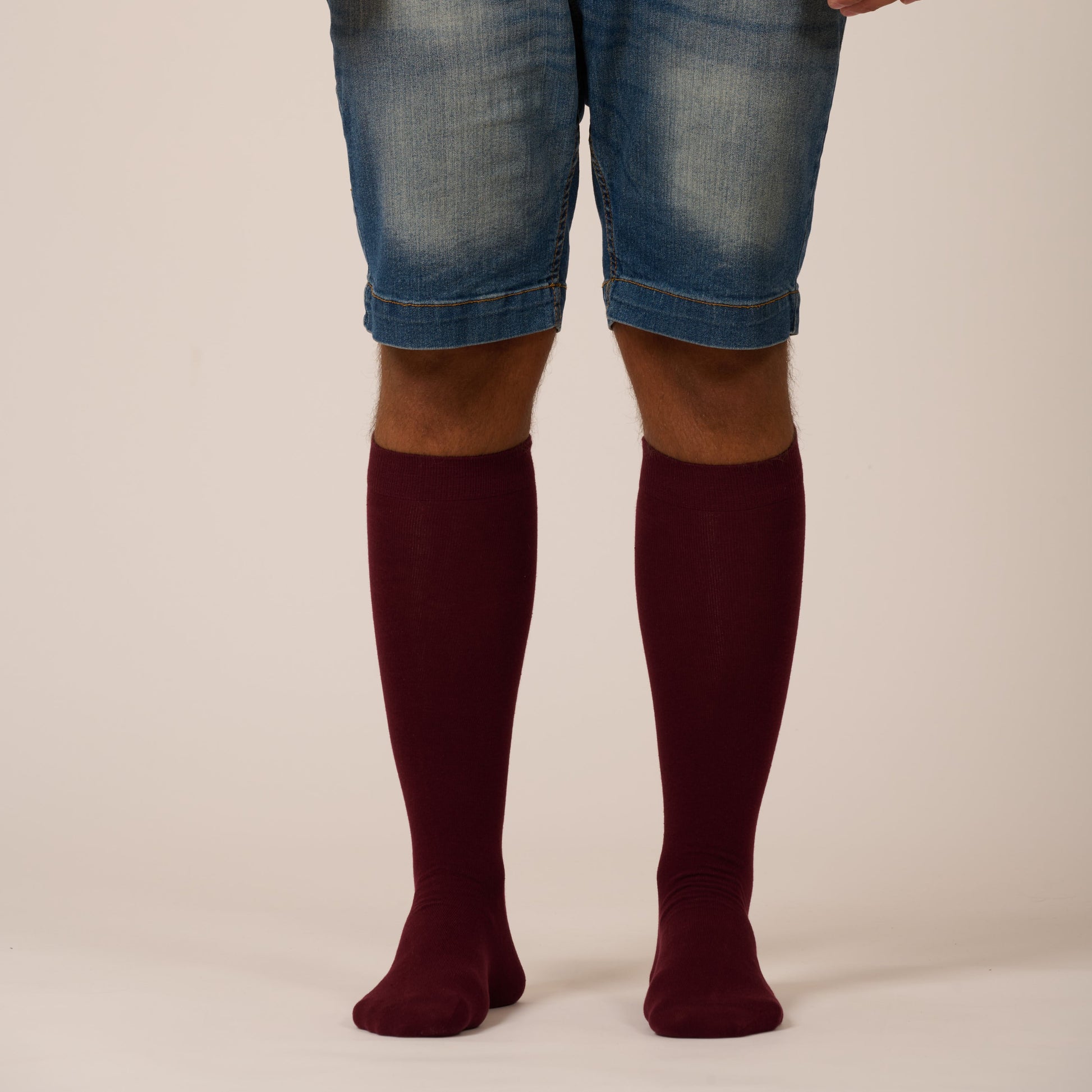 Calzino Bordeaux Lungo