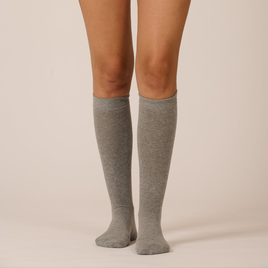 Calzino Grigio Mélange Lungo